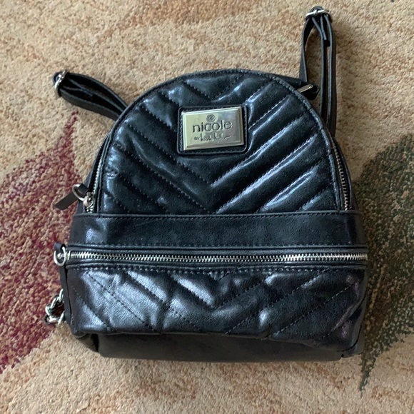 nicole miller backpack purse